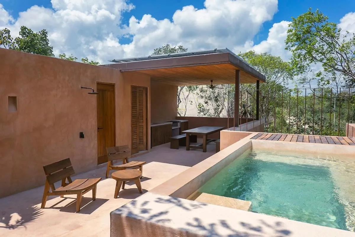 Chic Villa 3Brgated Community, Rooftop, Private Pool Tulum